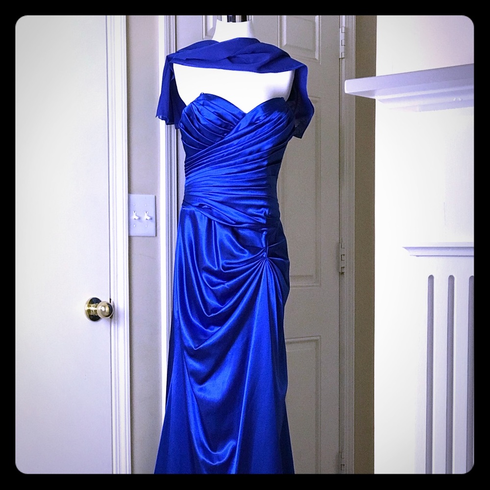 Cinderella Design Strapless Gown